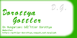 dorottya gottler business card